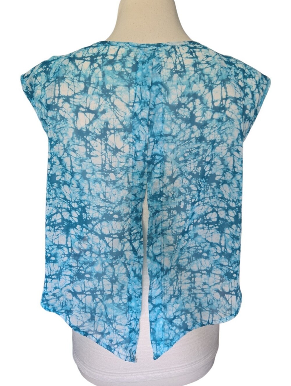 Better Be Tiedye Summer Split Back Tank - L